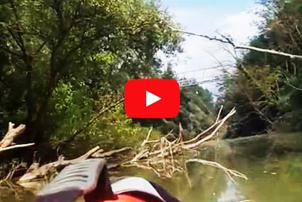 FIUME ERA IN KAYAK DA PONSACCO VERSO PONTEDERA